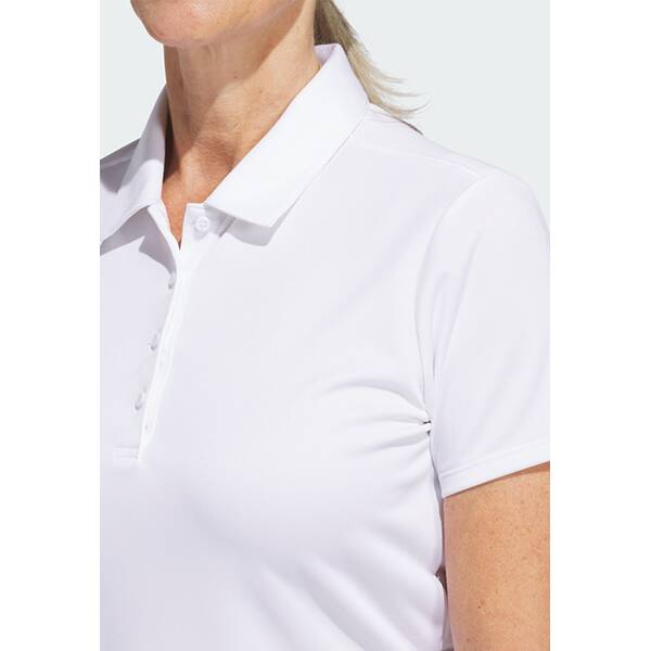 Thumbnail - ADIDAS Women's Solid Performance Short Sleeve Polo Shirt