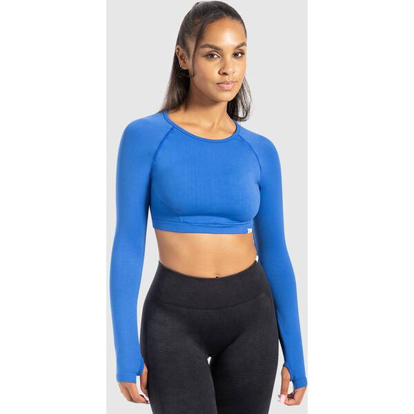 Thumbnail - SMILODOX Crop Longsleeve Linnea