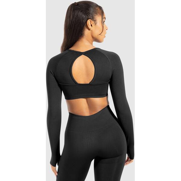 Thumbnail - SMILODOX Crop Longsleeve Linnea