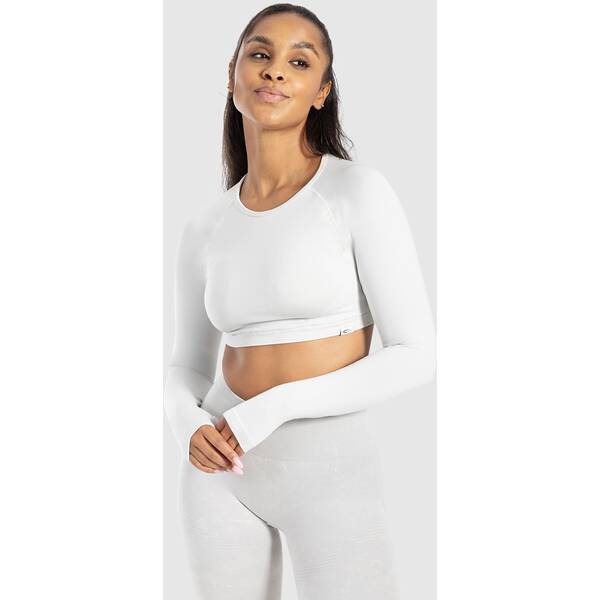 Thumbnail - SMILODOX Crop Longsleeve Linnea