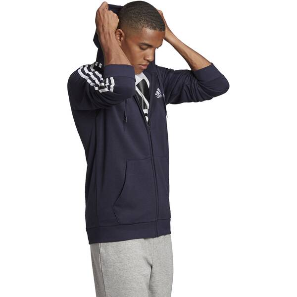 Thumbnail - ADIDAS Herren Essentials Fleece 3-Streifen Kapuzenjacke