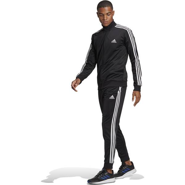 Thumbnail - ADIDAS Herren Trainingsanzug 3-Stripes Schwarz