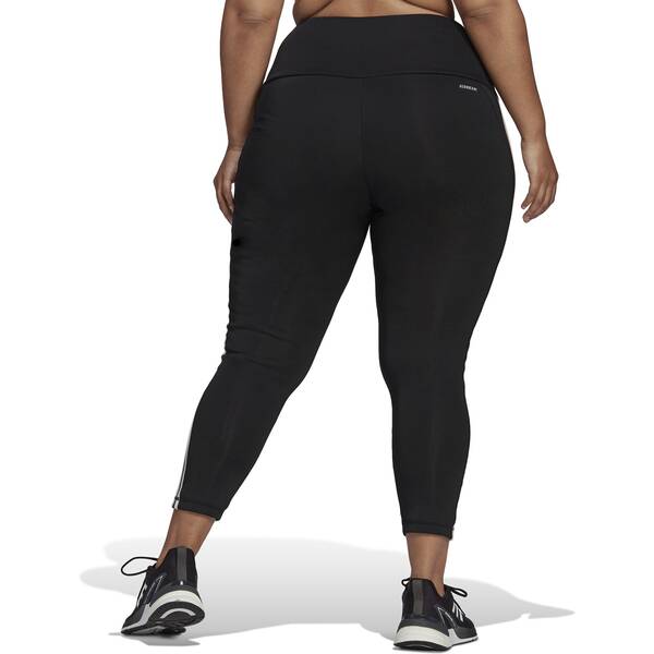 Thumbnail - ADIDAS Damen Designed To Move High-Rise 3-Streifen Sport 7/8-Tight – Große Größen