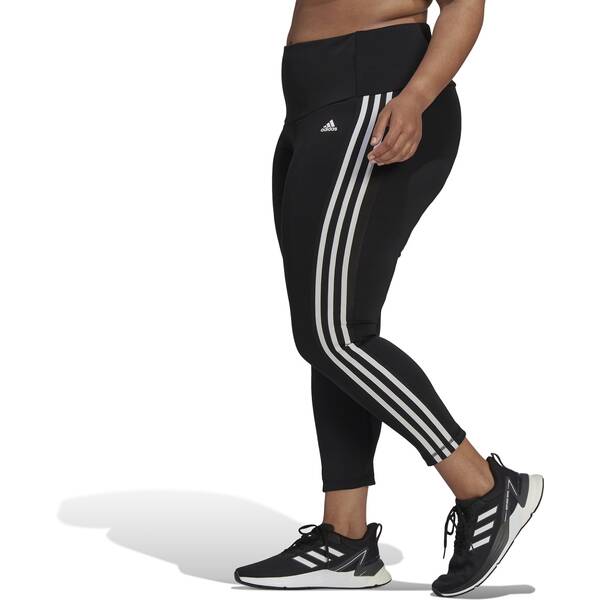 Thumbnail - ADIDAS Damen Designed To Move High-Rise 3-Streifen Sport 7/8-Tight – Große Größen