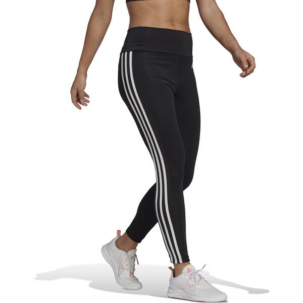 Thumbnail - ADIDAS Damen Designed To Move High-Rise 3-Streifen Sport 7/8-Tight
