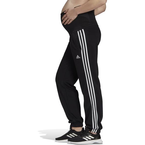 Thumbnail - ADIDAS Damen Essentials Cotton 3-Streifen Hose – Umstandsmode