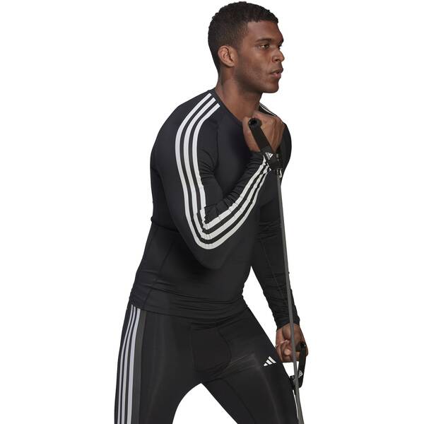Thumbnail - ADIDAS Herren Shirt Techfit 3-Streifen Training