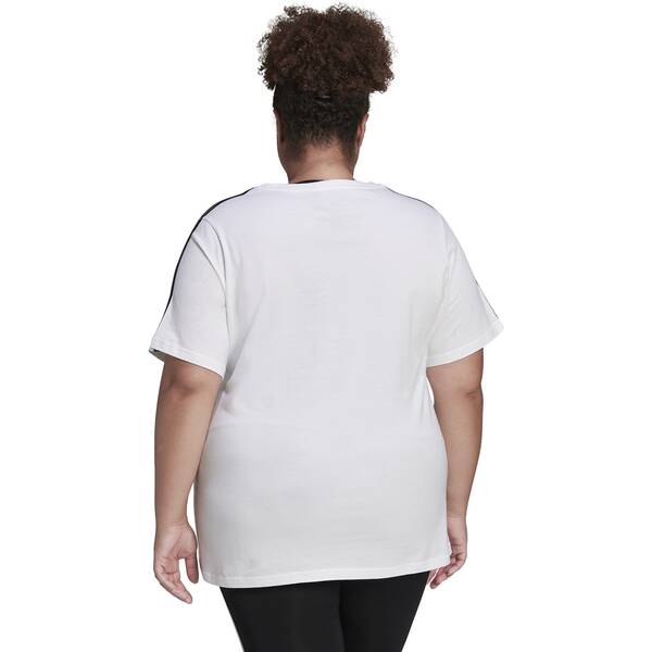 Thumbnail - ADIDAS Damen Shirt Essentials Slim 3-Streifen Große Größen