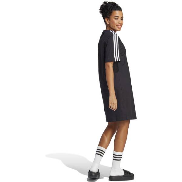 Thumbnail - ADIDAS Damen Kleid Essentials 3-Streifen Single Jersey Boyfriend -Kleid