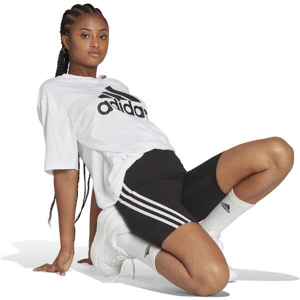 Thumbnail - ADIDAS Damen Tight Future Icons 3-Streifen kurze