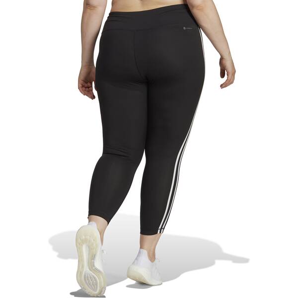 Thumbnail - ADIDAS Damen Tight Train Essentials 3-Streifen High-Waisted Große Größen