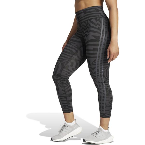 Thumbnail - ADIDAS Damen Tight Optime TrainIcons Jacquard 3-Streifen