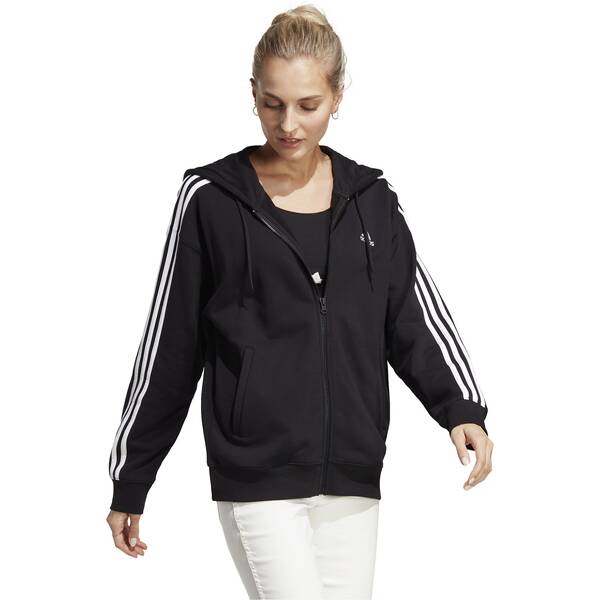 Thumbnail - ADIDAS Damen Jacke Essentials 3-Streifen French Terry Oversized
