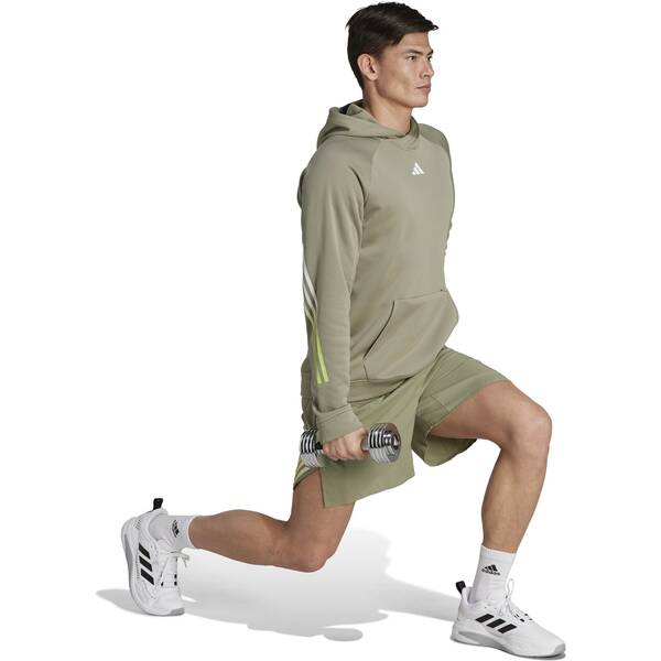 Thumbnail - ADIDAS Herren Kapuzensweat Train Icons 3-Streifen Training