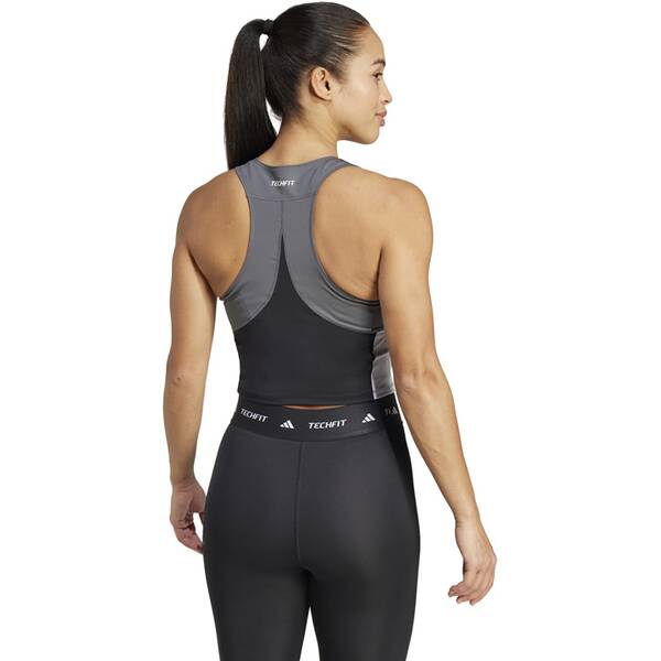 Thumbnail - ADIDAS Damen Top TECHFIT Colorblock Training Crop