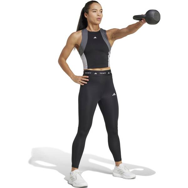 Thumbnail - ADIDAS Damen Top TECHFIT Colorblock Training Crop