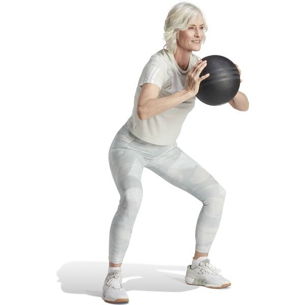 Thumbnail - ADIDAS Damen Shirt Train Essentials Train Cotton 3-Streifen Crop