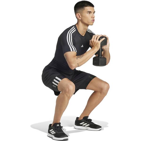 Thumbnail - ADIDAS Herren Shirt TECHFIT Compression Training 3-Streifen