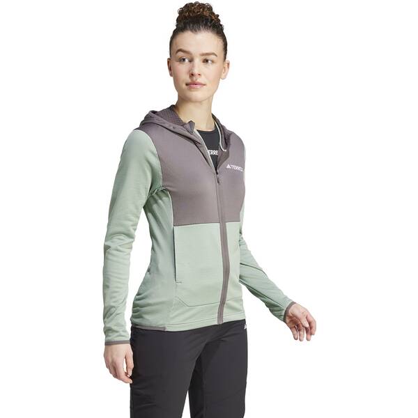 Thumbnail - ADIDAS Damen Jacke TERREX XPERIOR LIGHT HOODED FLEECE