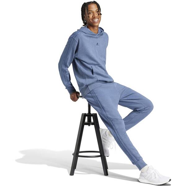 Thumbnail - ADIDAS Herren Kapuzensweat ALL SZN French Terry 3-Streifen Garment-Wash