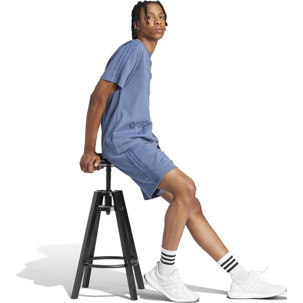 Thumbnail - ADIDAS Herren Shorts ALL SZN French Terry 3-Streifen Garment-Wash (normal & lang)