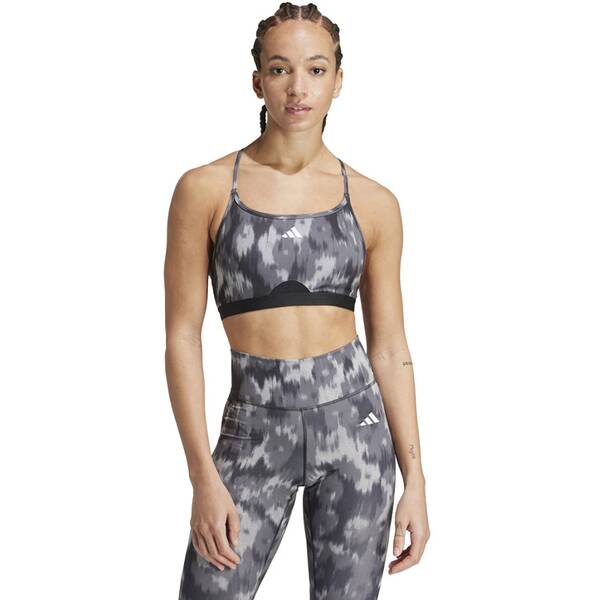 Thumbnail - ADIDAS Damen BH Aeroreact Training Essentials Light-Support Allover Print Flower
