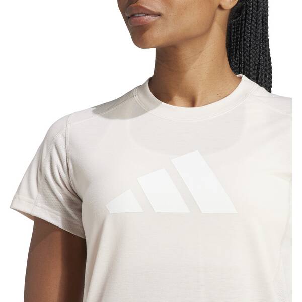 Thumbnail - ADIDAS Damen Shirt Train Essentials Big Performance Logo Training