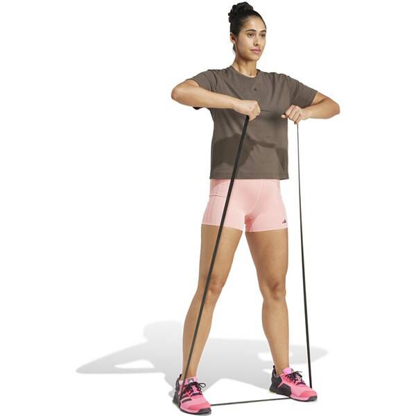 Thumbnail - ADIDAS Damen Shirt Power Back-Cutout 3-Streifen