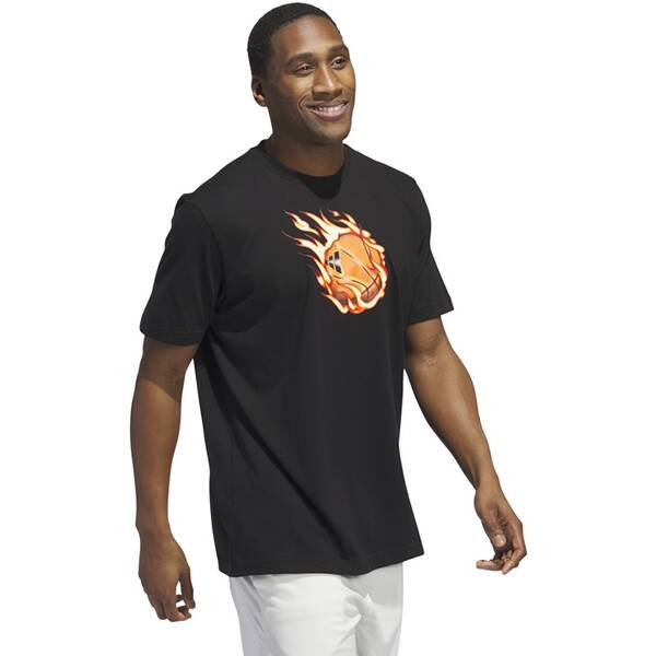 Thumbnail - ADIDAS Herren Shirt On Fire Basketball Graphic