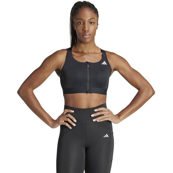 Thumbnail - ADIDAS Damen BH Powerreact Training Medium-Support Zip