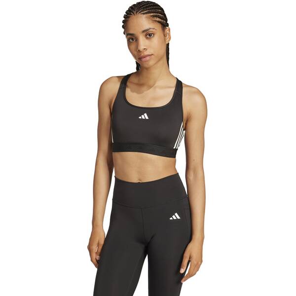 Thumbnail - ADIDAS Damen BH Powerreact Training Medium-Support Hyperglam