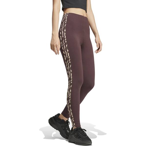 Thumbnail - ADIDAS Damen Tight Essentials 3-Streifen Animal Print