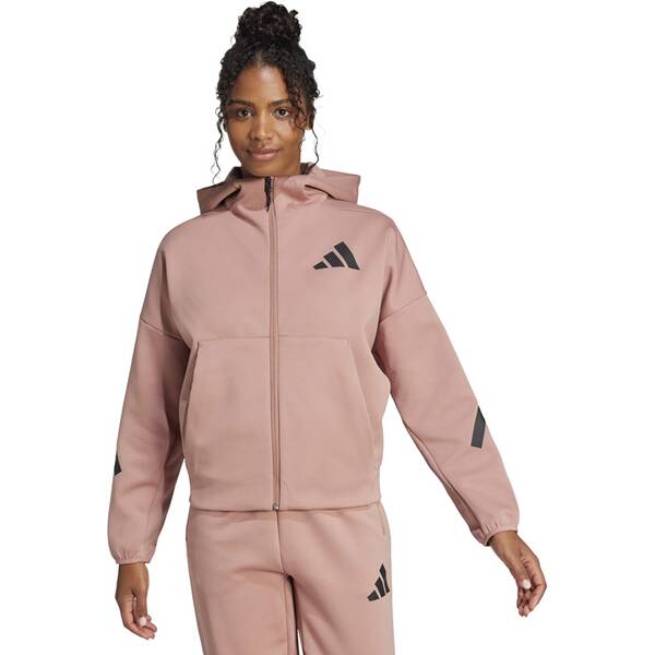 Thumbnail - ADIDAS Damen Kapuzensweat Z.N.E. Zip (normal & lang)