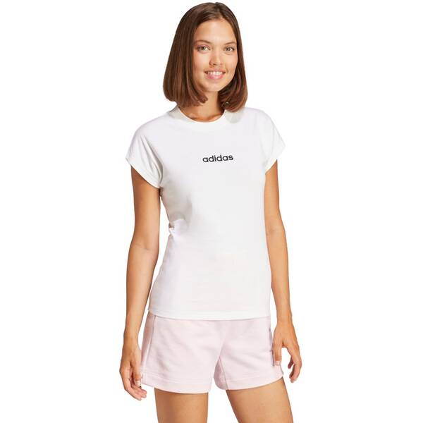 Thumbnail - ADIDAS Damen Shirt Essentials Linear Cotton
