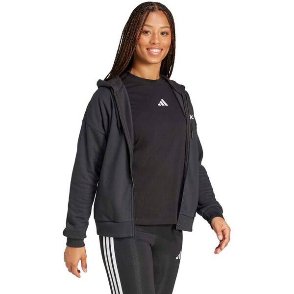 Thumbnail - ADIDAS Damen Kapuzensweat Essentials Linear French Terry