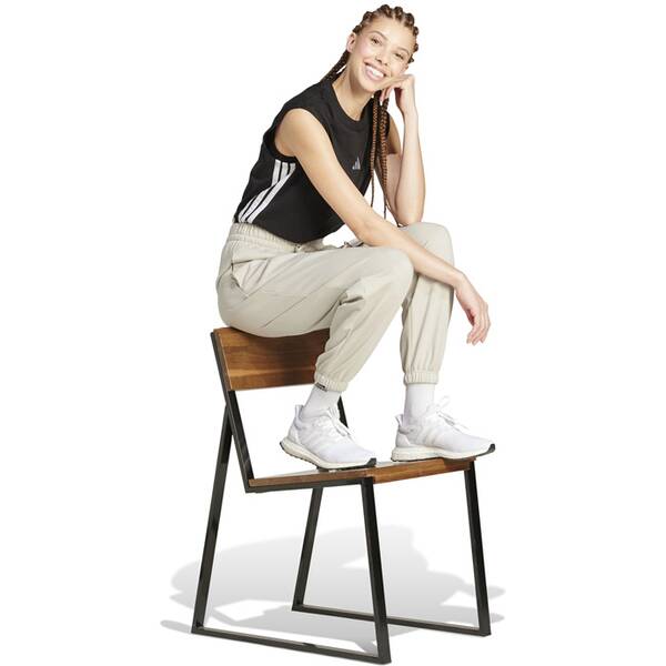 Thumbnail - ADIDAS Damen Hose Essentials Small Logo French Terry Cuffed