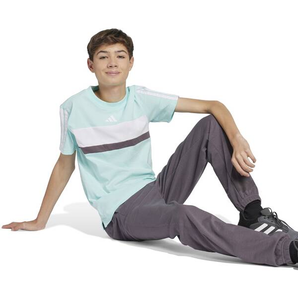 Thumbnail - ADIDAS Kinder Shirt Seasonal Essentials Tiberio 3-Streifen Kids