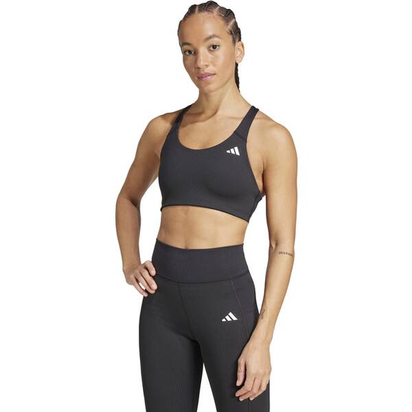Thumbnail - ADIDAS Damen BH Powerimpact Rib Medium Support Training