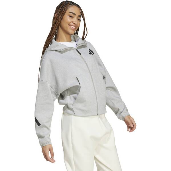 Thumbnail - ADIDAS Damen Kapuzensweat Z.N.E. Zip (normal & lang)