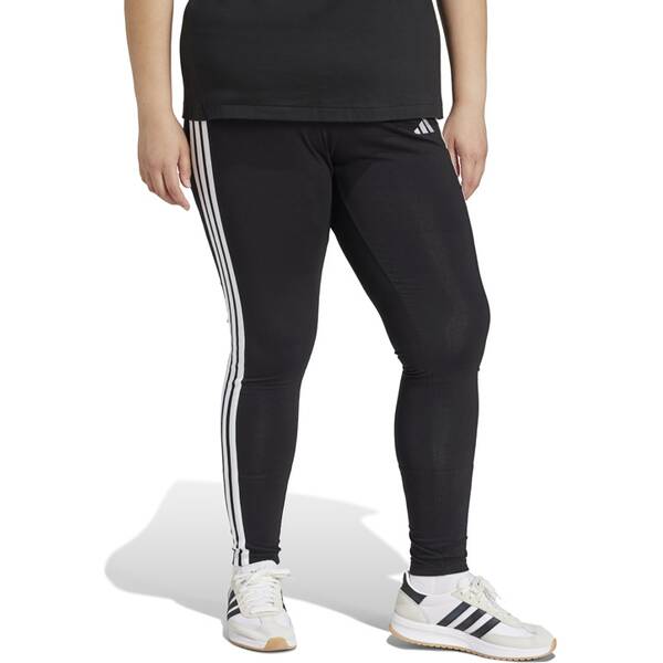 Thumbnail - ADIDAS Damen Strumpfhose Essentials 3-Streifen Cotton – Große Größen