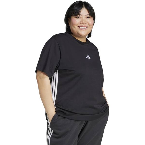 Thumbnail - ADIDAS Damen Shirt Essentials 3-Streifen Cotton – Große Größen