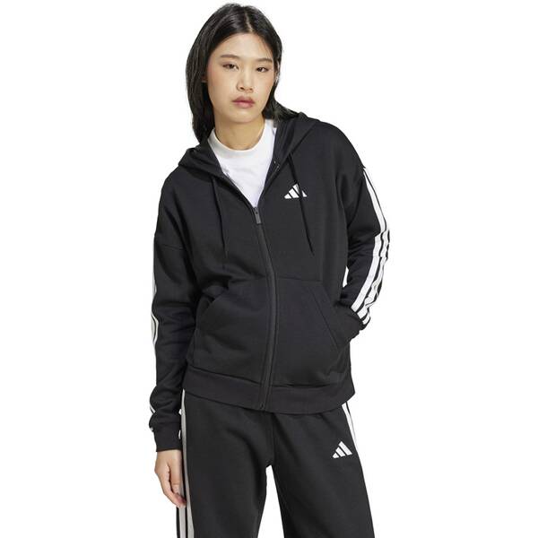 Thumbnail - ADIDAS Damen Kapuzensweat Essentials 3-Streifen Full-Zip Fleece
