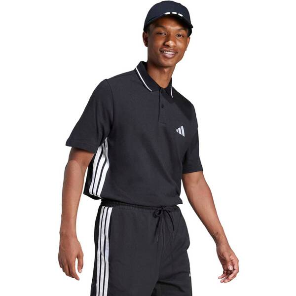 Thumbnail - ADIDAS Herren Polo Essentials 3-Streifen Piqué