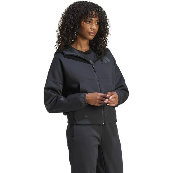 Thumbnail - ADIDAS Damen Kapuzensweat Z.N.E. Zip (extra lang)