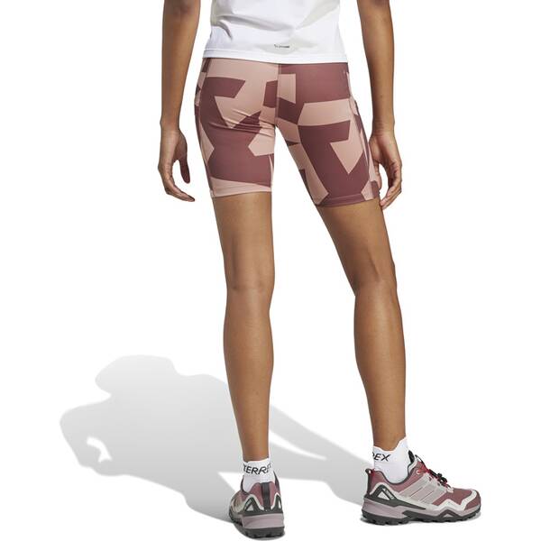 Thumbnail - ADIDAS Damen Tight Terrex Multi 8-Inch Tight Shorts Printed