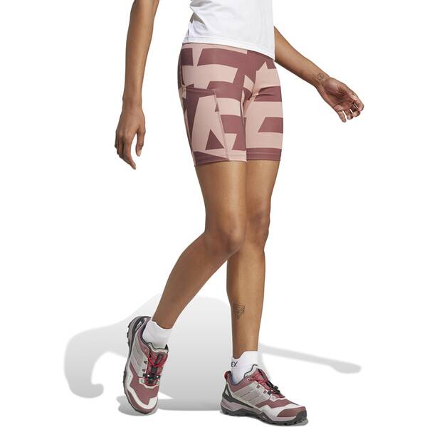 Thumbnail - ADIDAS Damen Tight Terrex Multi 8-Inch Tight Shorts Printed