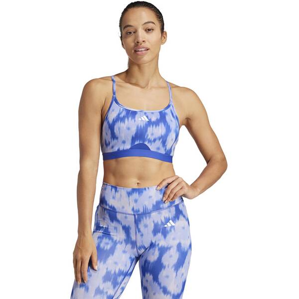Thumbnail - ADIDAS Damen BH Aeroreact Training Essentials Light-Support Allover Print Flower