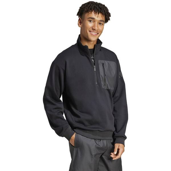 Thumbnail - ADIDAS Herren Sweatshirt City Escape Half-Zip