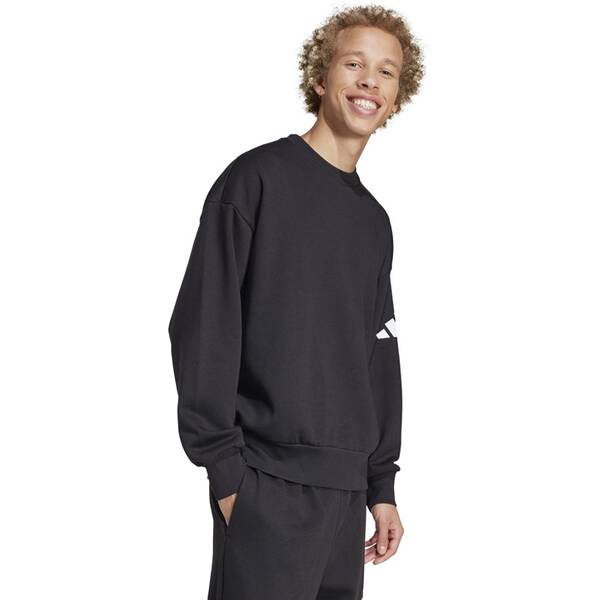 Thumbnail - ADIDAS Herren Sweatshirt Essentials Loose Fit 3 Bar Logo