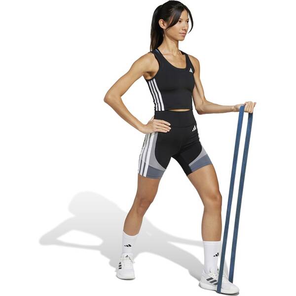 Thumbnail - ADIDAS Damen Top Train Essentials 3-Streifen Crop